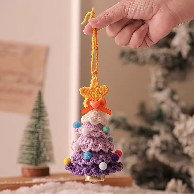🎄Tiny Handmade Christmas Tree – Cozy Ornament & Heartfelt Holiday Gift