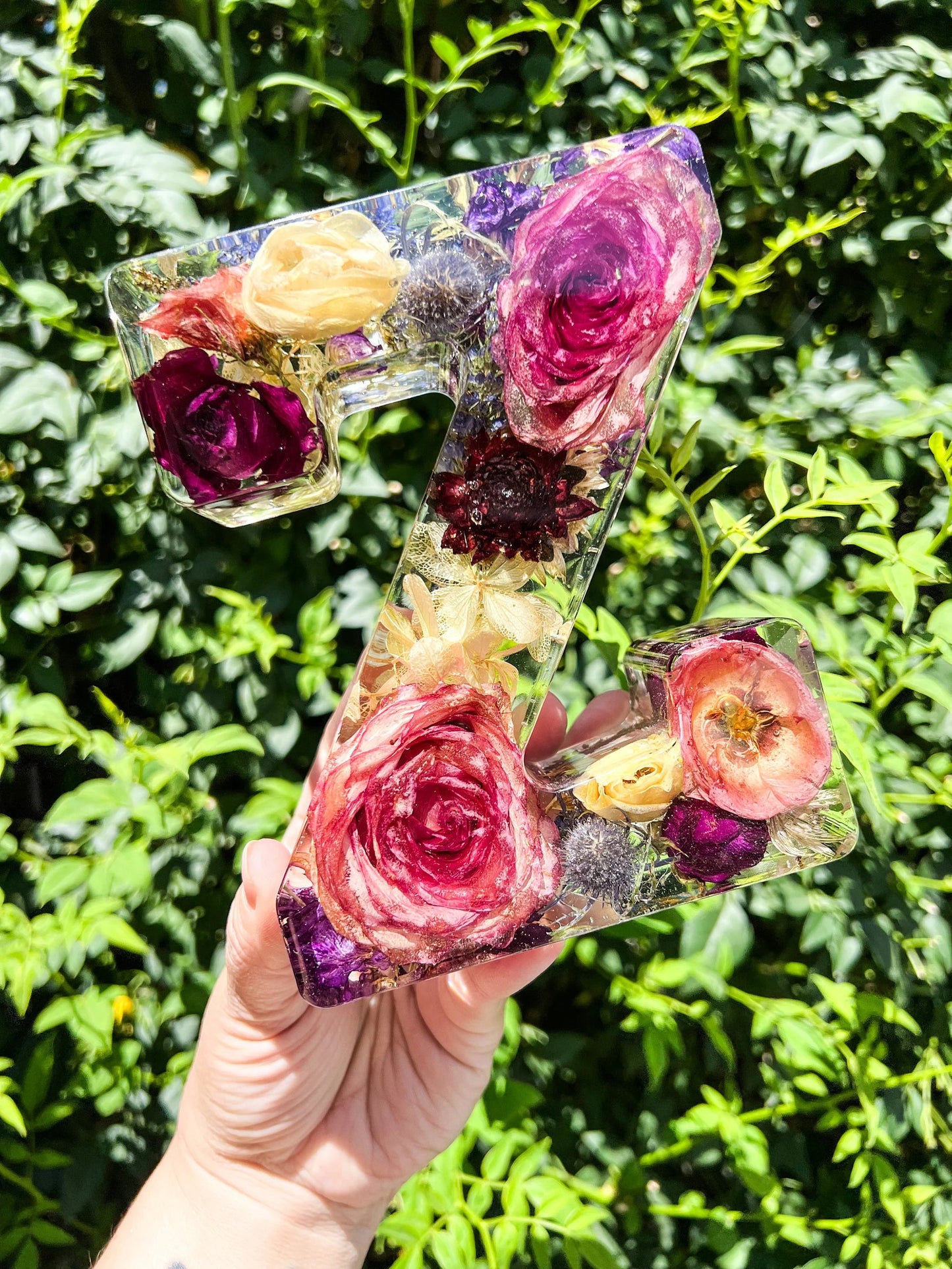 ❤️Mother's Day Specials - 49% OFF🎁Handmade floral resin letter 🌸(Limited Edition)