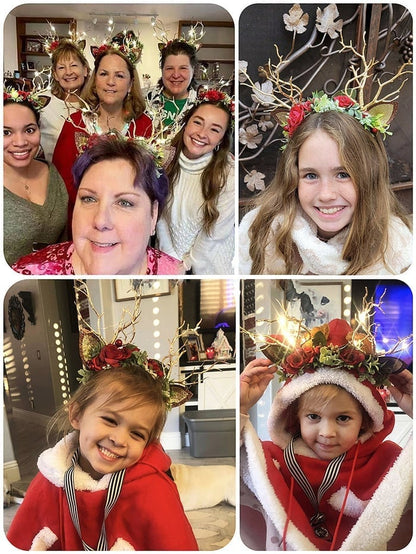 🎅2024 Christmas Promos-49% OFF🔥Reindeer Headband-Christmas Reindeer Antler