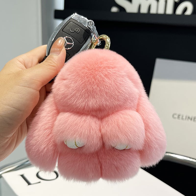 💕Buy 2 Get 10% OFF-🐰 Handmade Soft Bunny PomPom Charms(Boxed Edition)