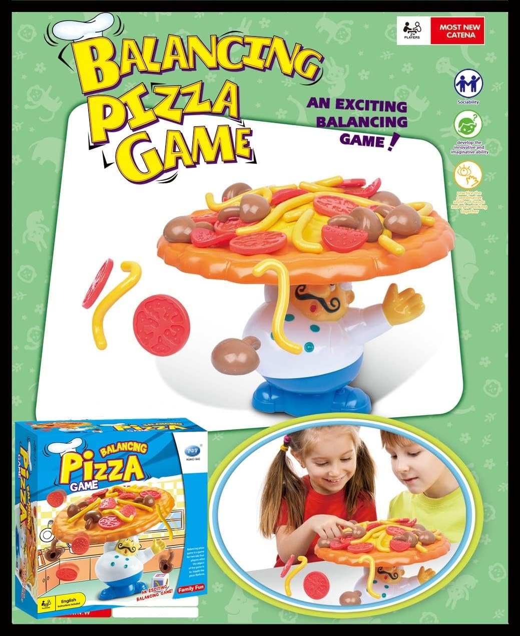 🍕Pizza Balance Game - Creative Chef Pizza Puzzle, Fun for Family & Friends
