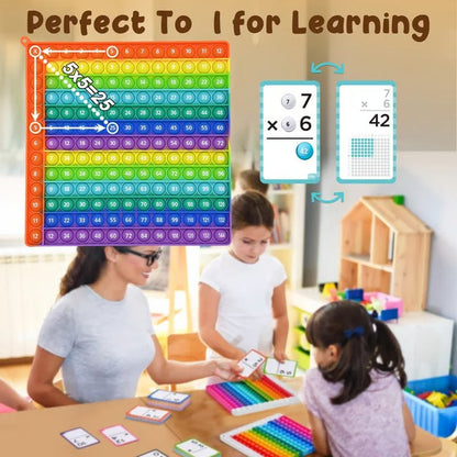 Math Flash Cards and Pop Fidget Chart