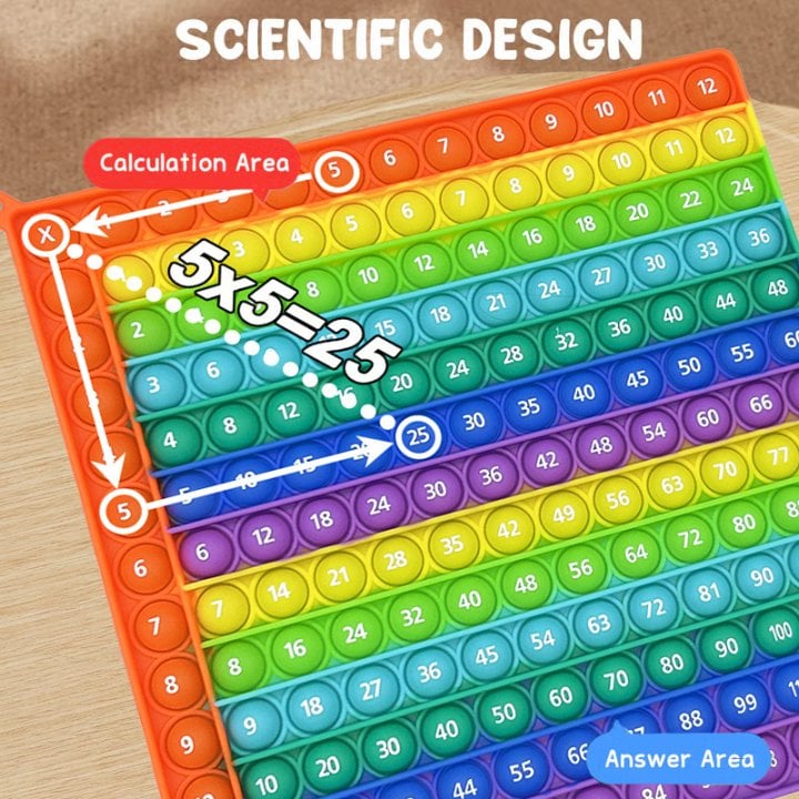 Math Flash Cards and Pop Fidget Chart