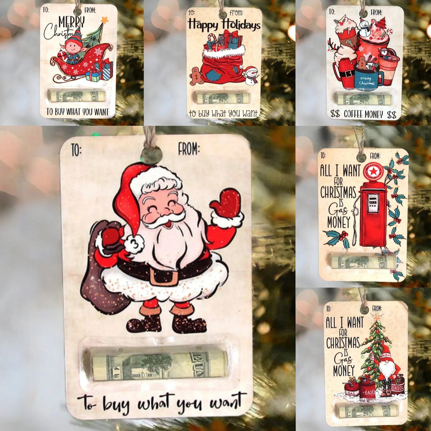 🎅2025 Christmas Gift--💸Handmade Christmas Money Holders Gift