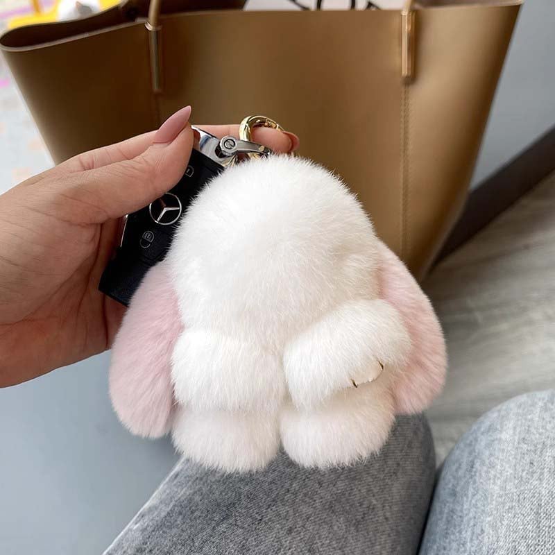 💕Buy 2 Get 10% OFF-🐰 Handmade Soft Bunny PomPom Charms(Boxed Edition)