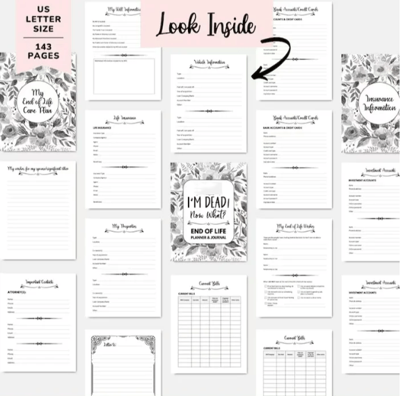 💥2024 NEW SALE-49% OFF💥"F**k I'm Dead, Now What?"End Of Life Planner