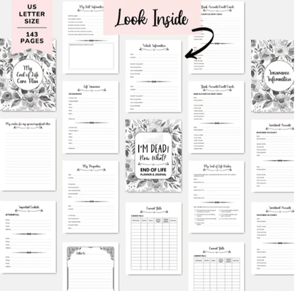 💥2024 NEW SALE-49% OFF💥"F**k I'm Dead, Now What?"End Of Life Planner