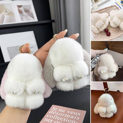 💕Buy 2 Get 10% OFF-🐰 Handmade Soft Bunny PomPom Charms(Boxed Edition)
