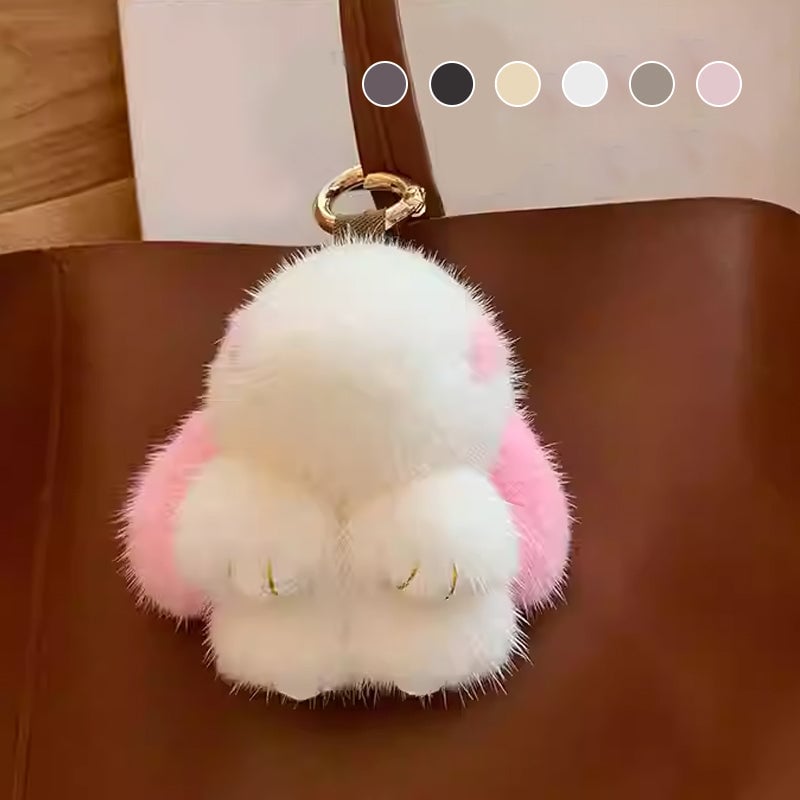 💕Buy 2 Get 10% OFF-🐰 Handmade Soft Bunny PomPom Charms(Boxed Edition)