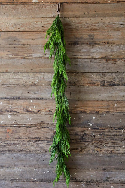 🌟Wow!! Last Day 49% OFF-Natural Christmas Greenery- Reusable Norfolk Pine Garland