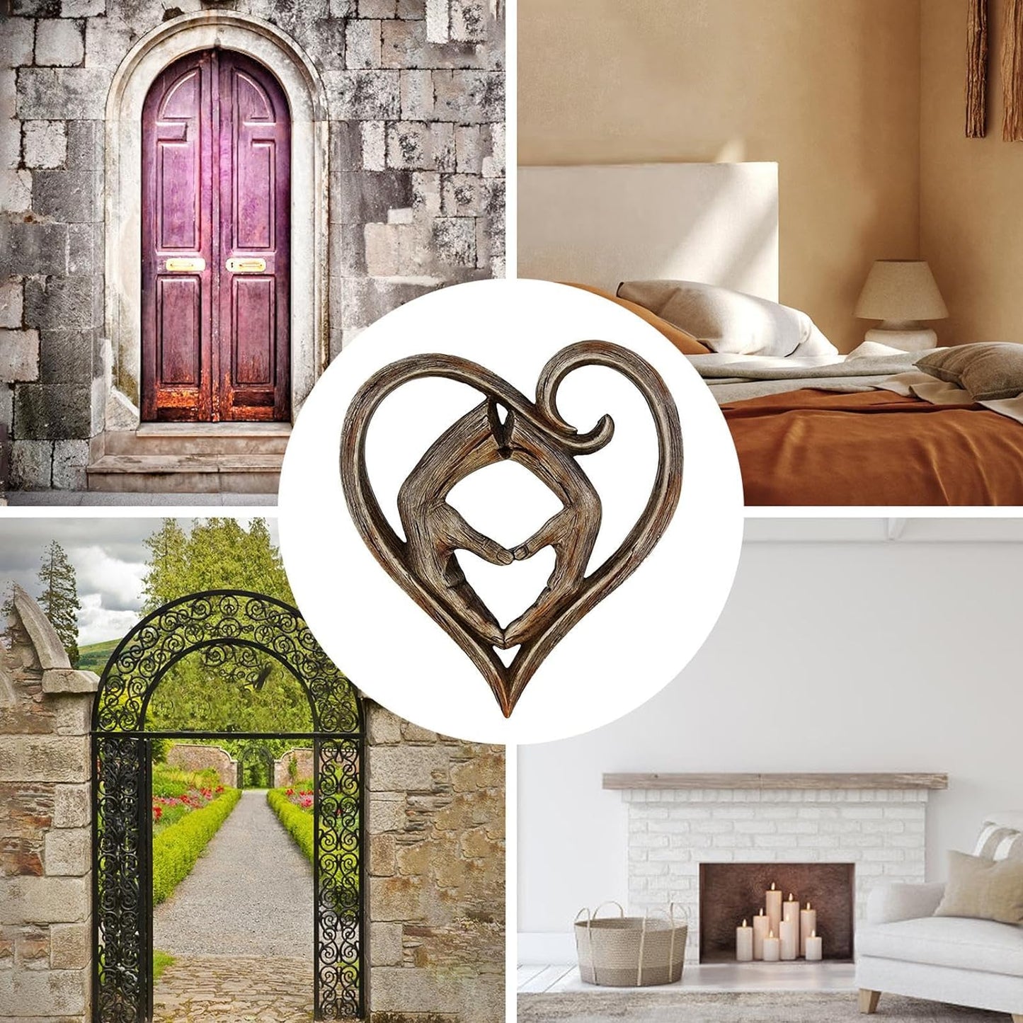 🔥 Heart Hands Wall Decor - Forever Love