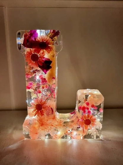❤️Mother's Day Specials - 49% OFF🎁Handmade floral resin letter 🌸(Limited Edition)