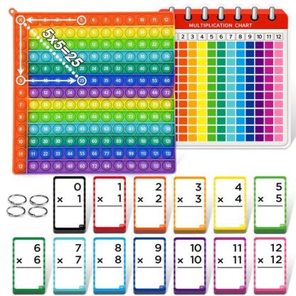 Math Flash Cards and Pop Fidget Chart